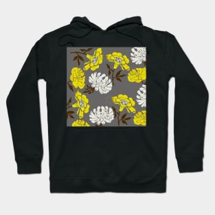 Poppy Yellow and White Flower Hoodie